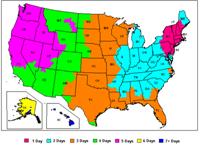 Visit FedEx.com to determine ground transit time